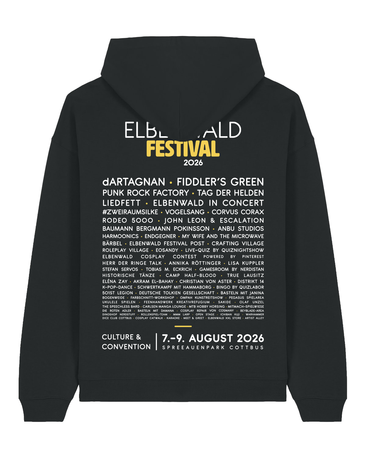 Vorbestellung -  Line-Up Hoodie - Elbenwald Festival 2026