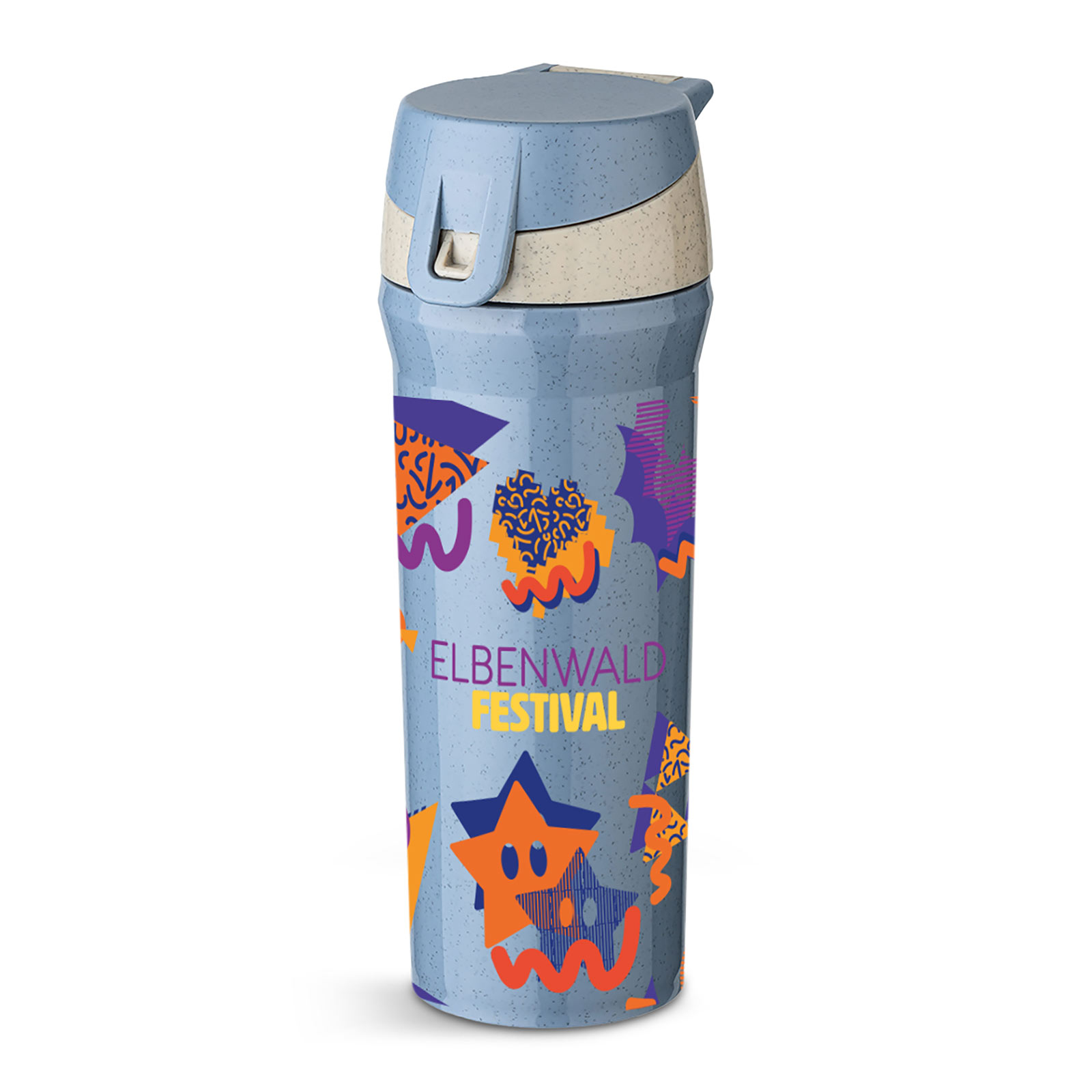 Vorbestellung - Retro Trinkflasche - Elbenwald Festival
