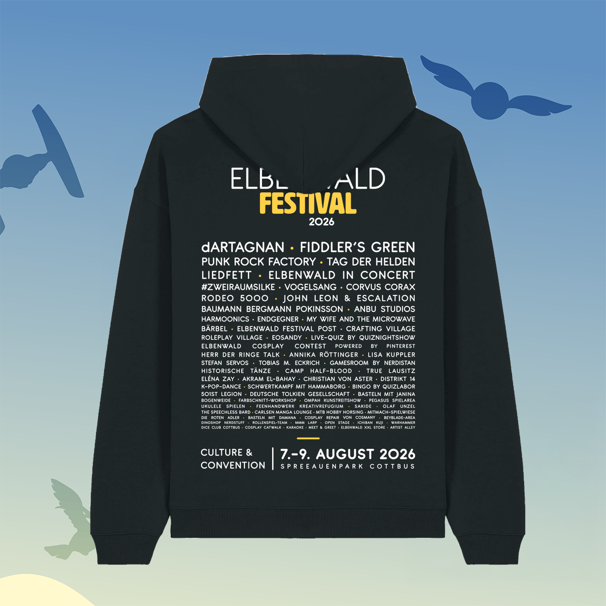 Vorbestellung -  Line-Up Hoodie - Elbenwald Festival 2026