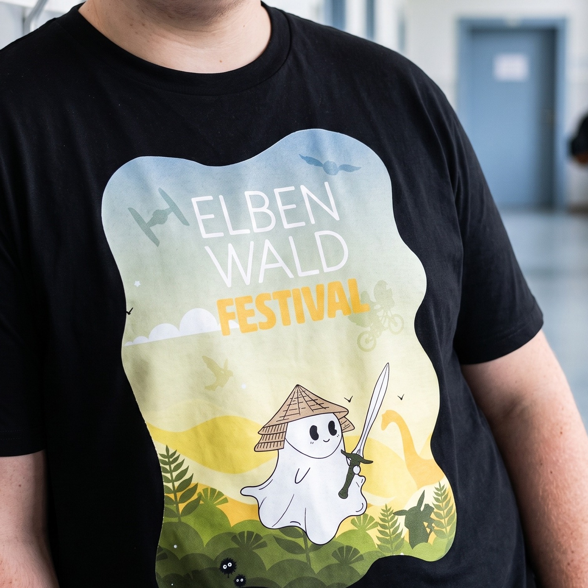 Vorbestellung - Ghost Line Up T-Shirt - Elbenwald Festival 2026